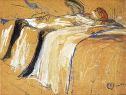 Henri De Toulouse-Lautrec Alone France oil painting art